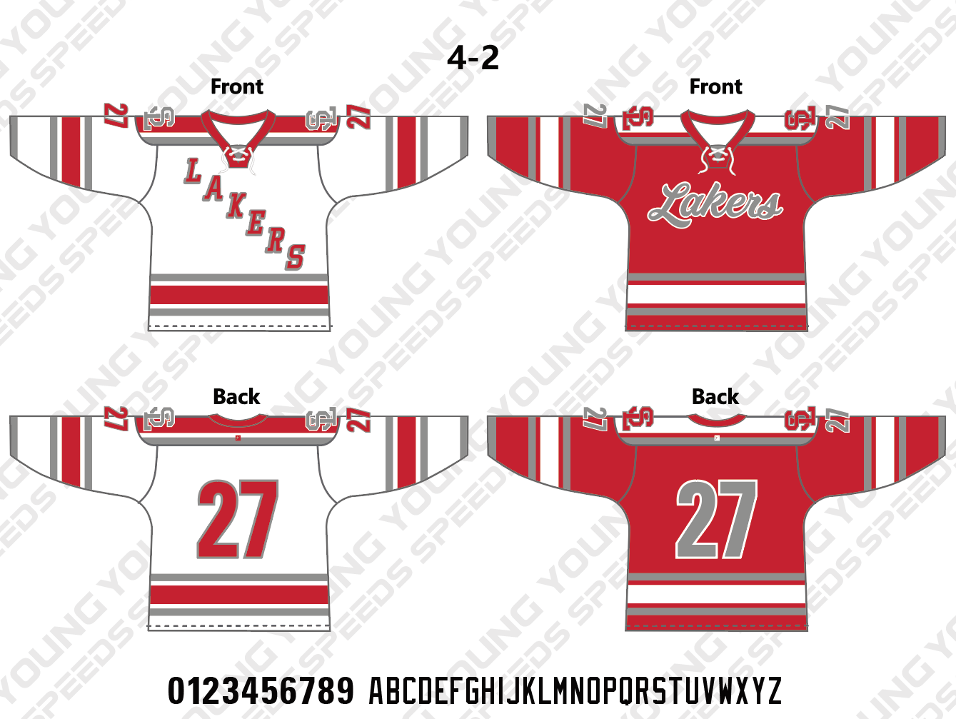 Silver Lake Lakers Hockey Custom Sublimated Hockey Jerseys