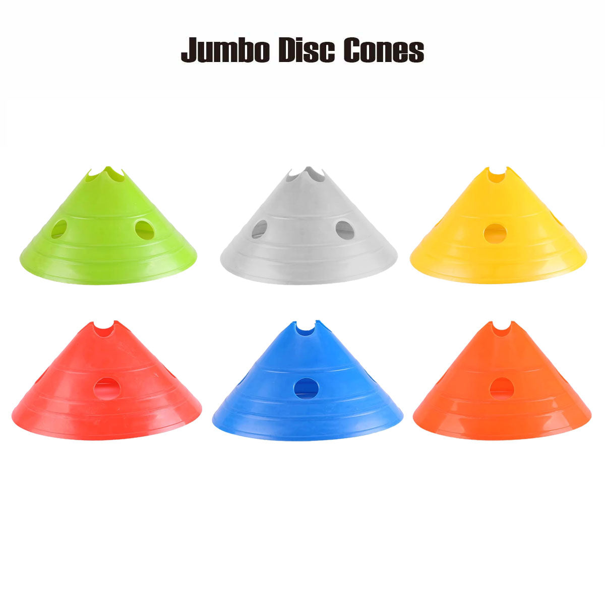 KIDSUNITED -Large Disc Cones 60 Pack