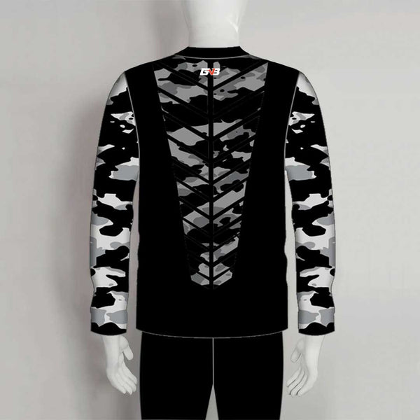 FJL5 Camo Largemouth Bass Custom Fishing Jerseys 1/4 Zip