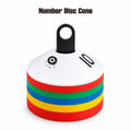 KIDSUNITED Number Disc Cones 60 Pack