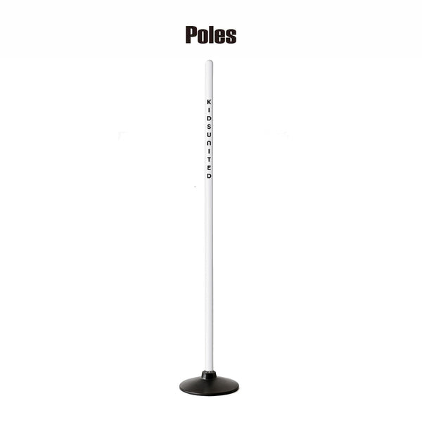 Agility Poles Set Detachable - Pack of 12