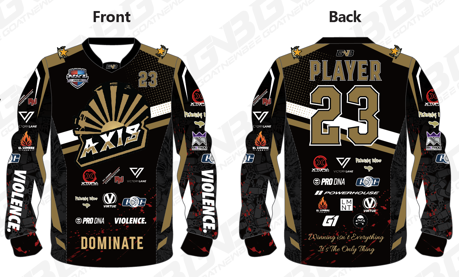 AXIS Custom Paintball Jerseys
