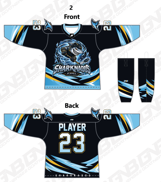 Sharknados Hockey Club Custom Sublimated Hockey Jerseys
