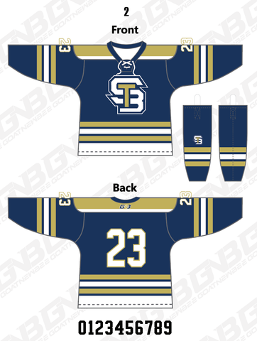 St. Bernard's High School Hockey Custom Sublimated Hockey Jerseys