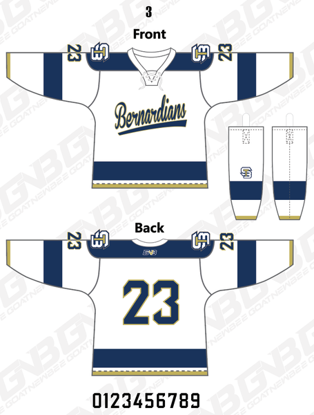 St. Bernard's High School Hockey Custom Sublimated Hockey Jerseys