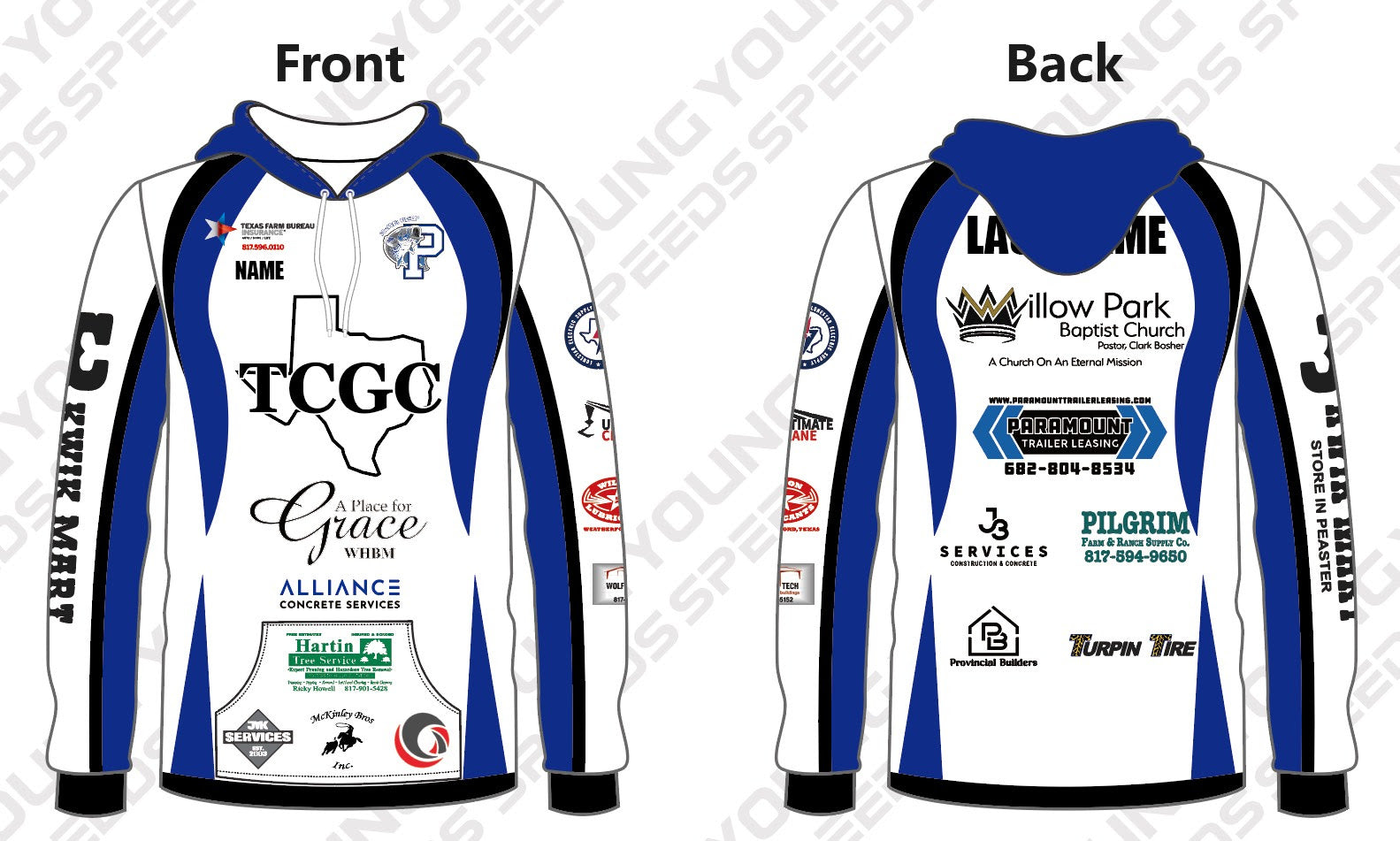 TCGC JERSEY ADDTIONAL JERSEY