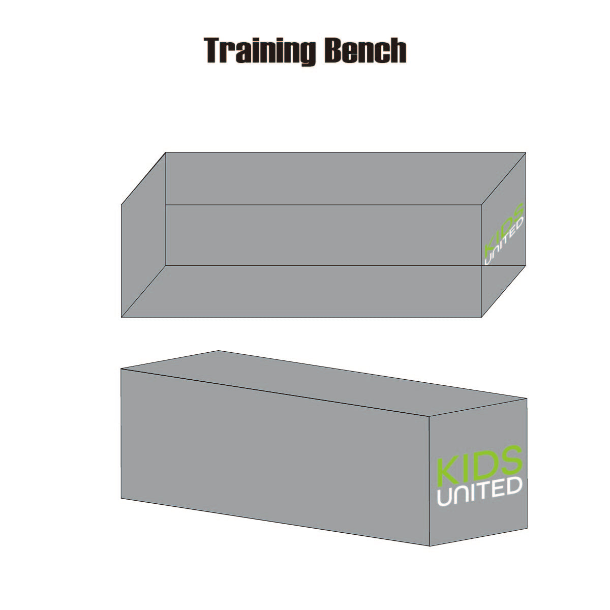 KIDSUNITED- High-Density Foam Fitness Bench - SLEEVE ONLY
