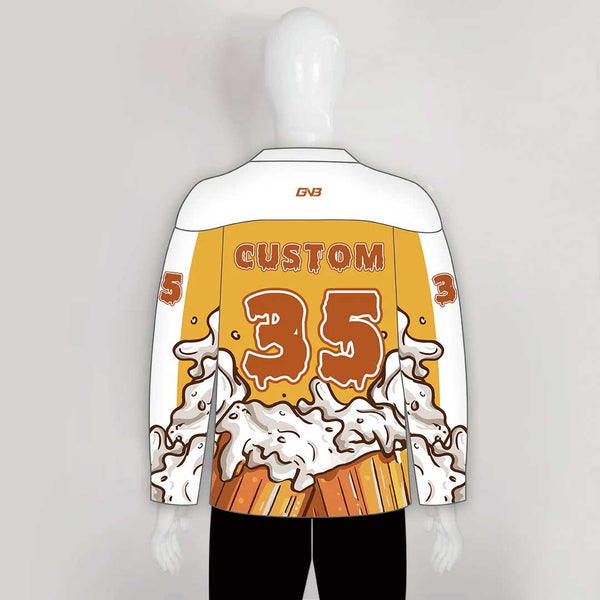 HJX1 Cheers and Beers Custom Sublimated Hockey Jerseys