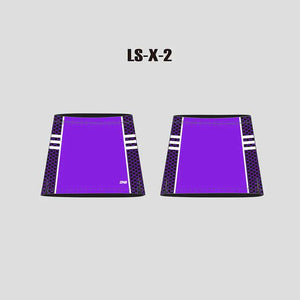 X2 Purple Black Sublimated Custom Women's Lacrosse Skirts