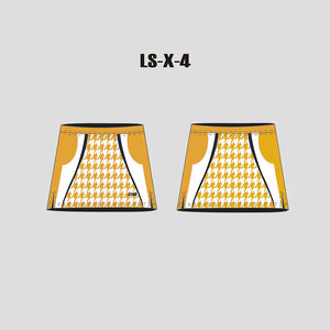 X4 Gold White Custom Women's Lacrosse Team Skirts