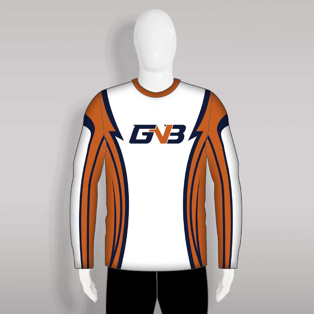 FJZ08 Sublimated Custom White Fishing Shirts for Men Women