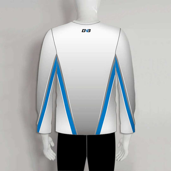 FJZ12 Sublimated Custom Bass Tournament Fishing Jerseys Crew Neck