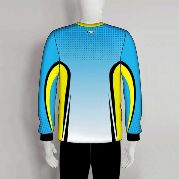 FJZ14 Sublimated Custom Crew Fishing Sun Shirts