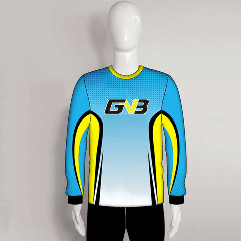 FJZ14 Sublimated Custom Crew Fishing Sun Shirts