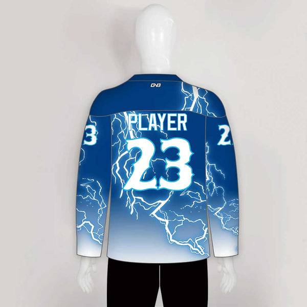 HJZ317 Thunderstorm Sublimated Custom Cool Hockey Jerseys