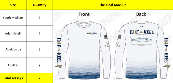 Kayla Mitchell Custom Fishing Jerseys