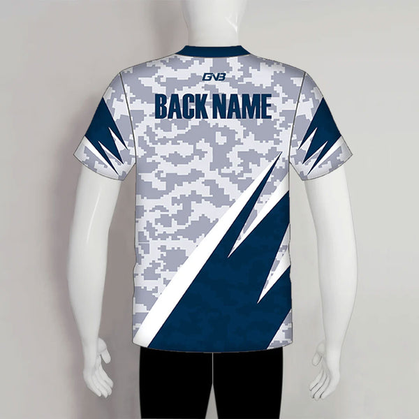 AJX2 Gray Digital Camo Custom Archery Shooting Jerseys