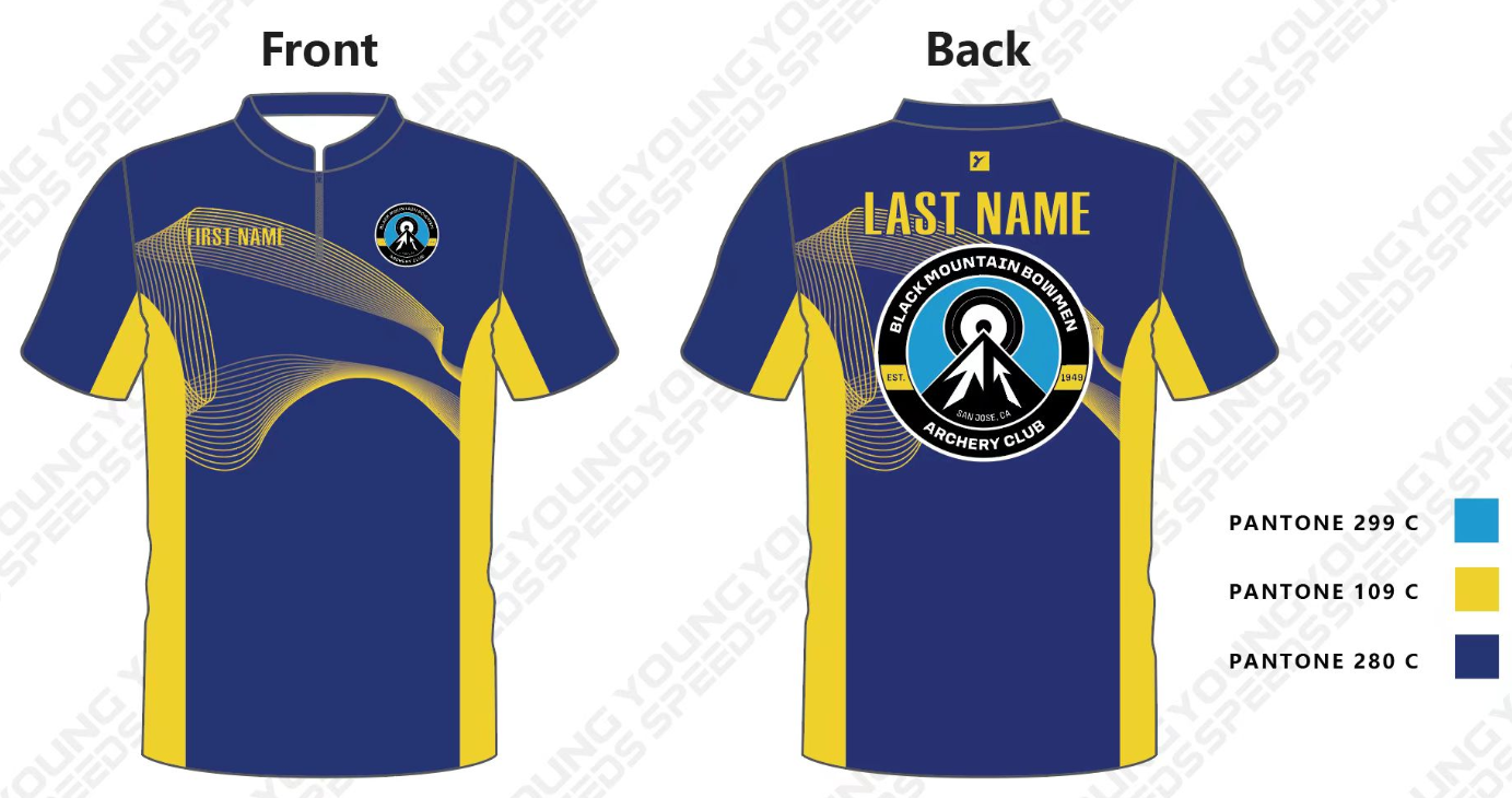 Black Mountain Bowmen Custom Archery Jerseys 2025