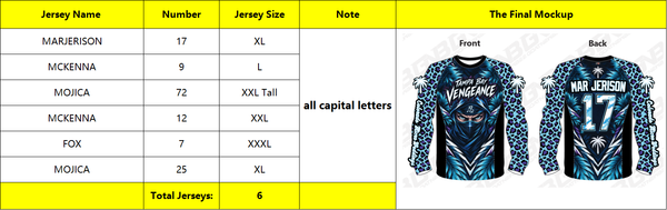 Iver Marjerison Paintball Jerseys