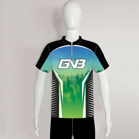 AJZ42 Green Forest Custom Bowhunting Archery Shooter Jerseys