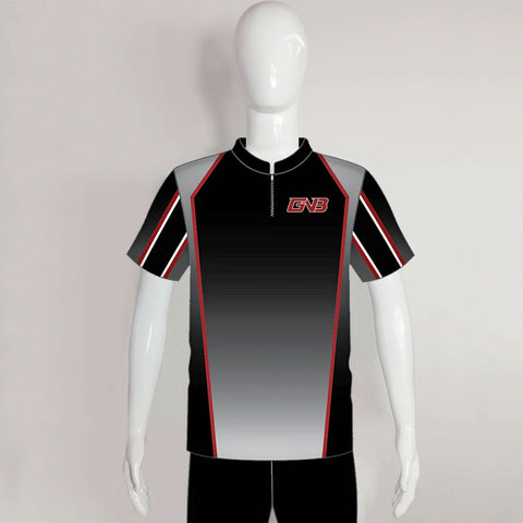 AJZ37 Black Gray Custom Blank Archery Shooter Shirts