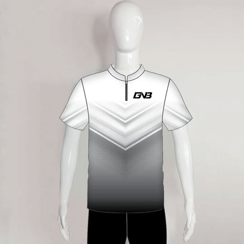 AJZ38 White Gray Custom Cool Archery Shooting Shirts