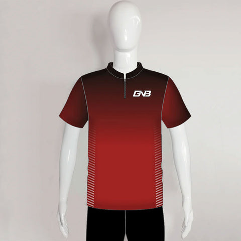 AJZ5 Red Short Sleeve Custom Archery Jerseys