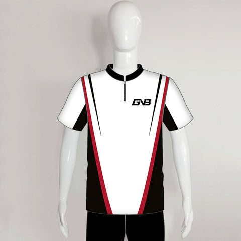 AJZ8 Black/Red/White Performance Custom Archery Jerseys
