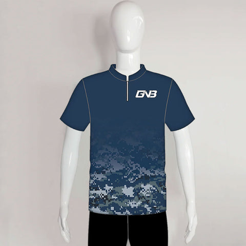 AJX1 Navy Camouflage Custom Archery Shooter Jerseys