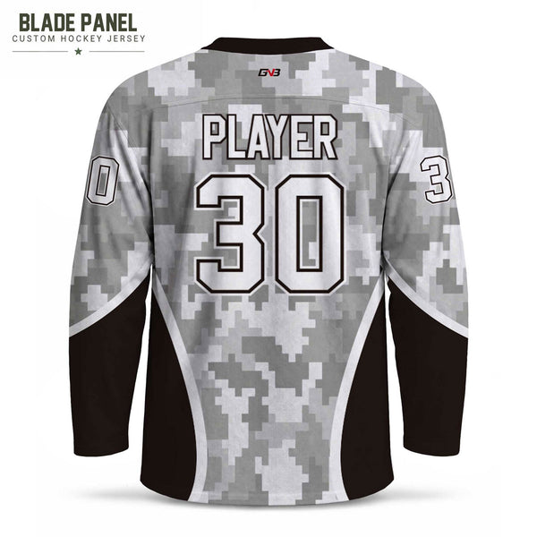 Blade Panel Digital Camo Hockey Jerseys Custom Made