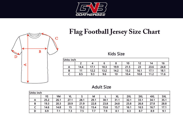 Cambridge-Isanti Youth Football Custom Flag Football Uniform - 03
