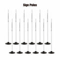 KIDSUNITED Agility Poles Set Detachable - SET of 12
