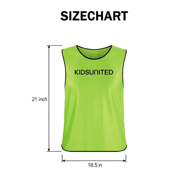 Youth Practice Pinnies ( 40 Pack, 4 Colors)