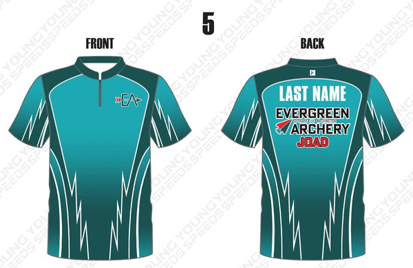 Evergreen Archery Team Custom Archery Jerseys (Use code "SHFREEWOW" at checkout for free shipping) - YoungSpeeds