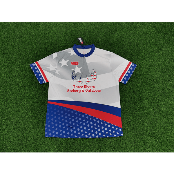 AJX6 Patriotic Custom Sublimated Cool Archery Jerseys - YoungSpeeds