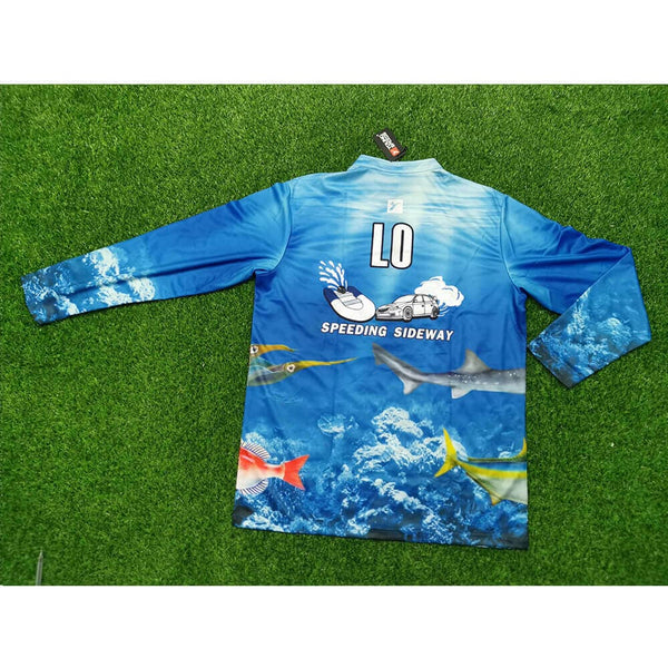 FJZ36 Sea World UV Sublimated Custom Fishing Jerseys 1/4 Zip - YoungSpeeds