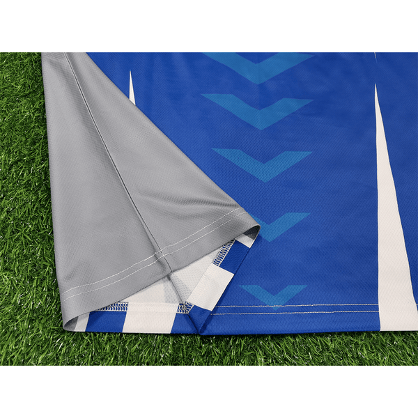 AJZ27 Blue Grey Zip Custom Archery Jerseys - YoungSpeeds