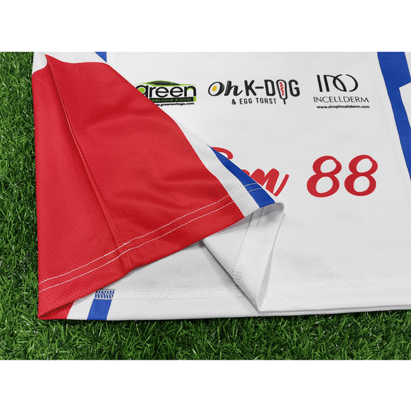 AJZ26 Blue White Zip Custom Archery Jerseys - YoungSpeeds