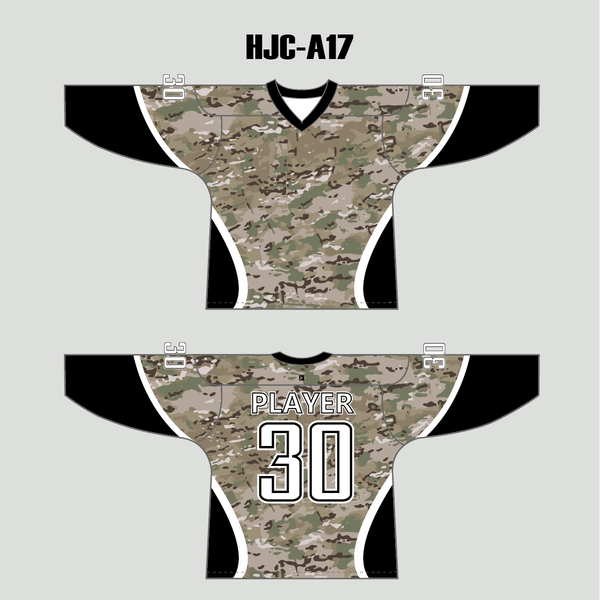 MultiCam Camouflage Pattern Custom Made Hockey Jerseys - YoungSpeeds