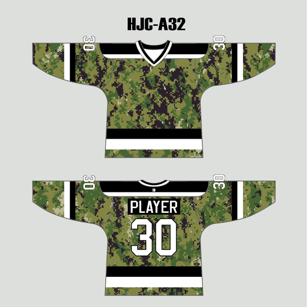 AOR-2 Digital Camouflage Custom Hockey Jerseys - YoungSpeeds