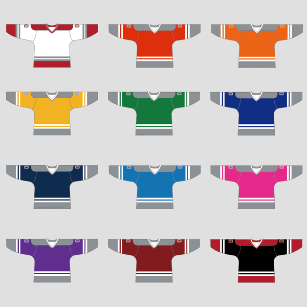 HJZ54 Blue and Pink Custom Sublimated Hockey Jerseys - YoungSpeeds