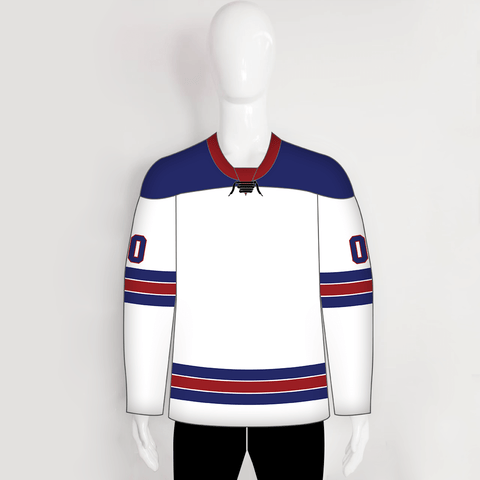 HJC131 2010 Team USA Throwback Hockey Jerseys Blank Custom Made - YoungSpeeds