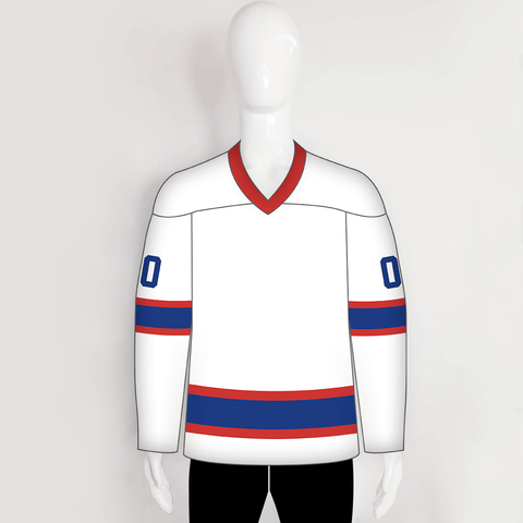 HJC133 Blank Custom Vintage Winnipeg Jets Jerseys 1992 Home - YoungSpeeds