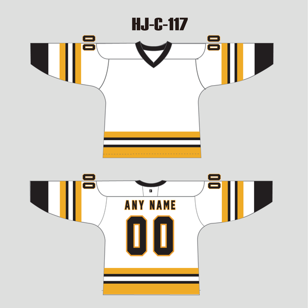 HJC117 1990 Home Vintage Boston Bruins Jerseys Blank Custom Made - YoungSpeeds