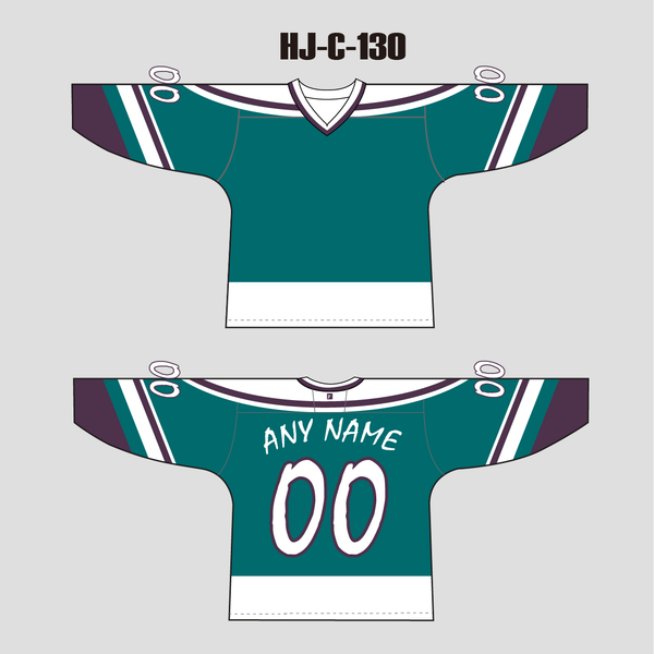 HJC130 Blank Custom Vintage Anaheim Mighty Ducks Jerseys 1995 - YoungSpeeds