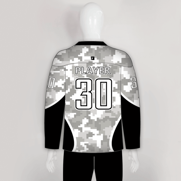 Snow Digital Camo Pattern 2 Hockey Jerseys Custom Made - YoungSpeeds