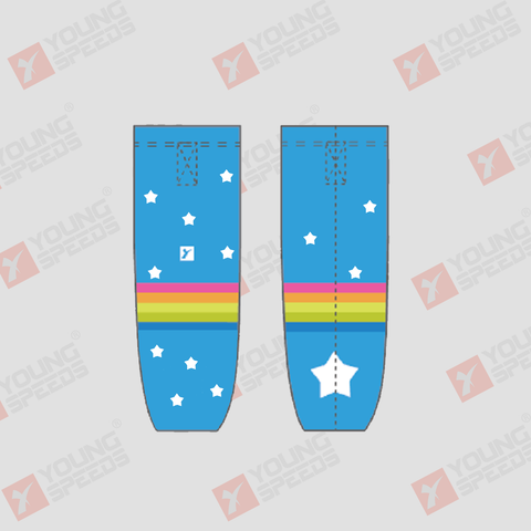 Unicorn Jersey Matching Hockey Socks - YoungSpeeds