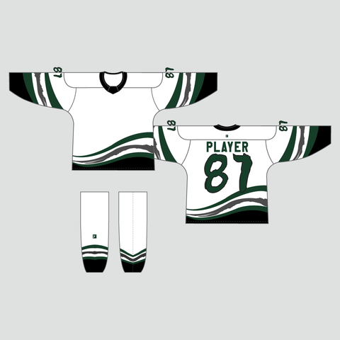 Z92 Sublimated Custom Team Hockey Jerseys Socks - YoungSpeeds