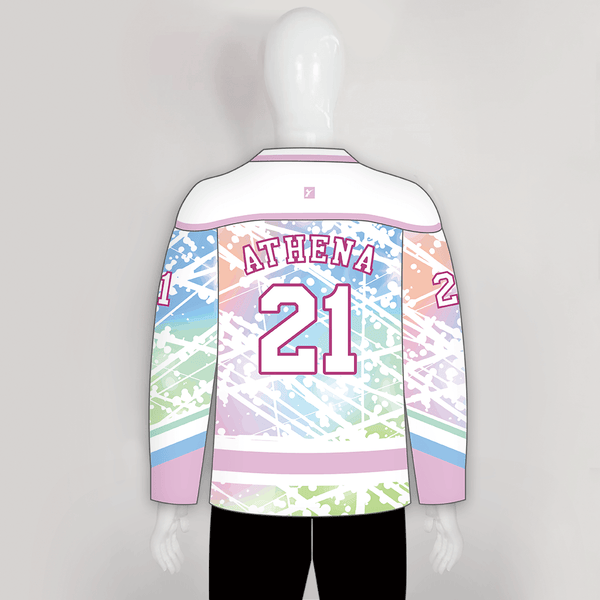 HJL1 Sparkle Dabbing Unicorn Custom Hockey Jerseys - YoungSpeeds