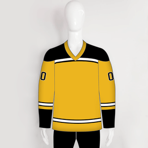 HJZ182 1966 Boston Bruins Home Custom Blank Yellow Hockey Jerseys - YoungSpeeds